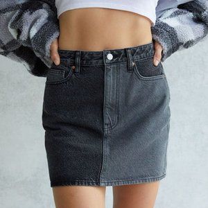 Pacsun Black Jean Skirt